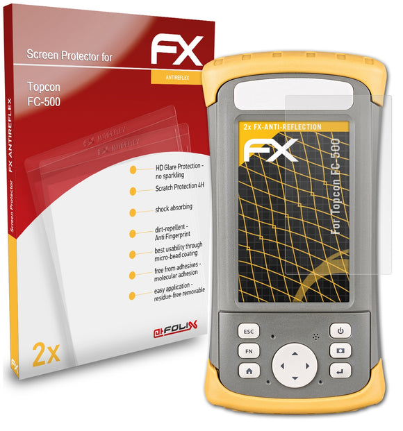 atFoliX FX-Antireflex Displayschutzfolie für Topcon FC-500