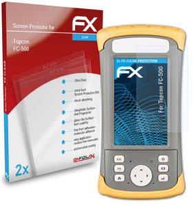 atFoliX FX-Clear Schutzfolie für Topcon FC-500