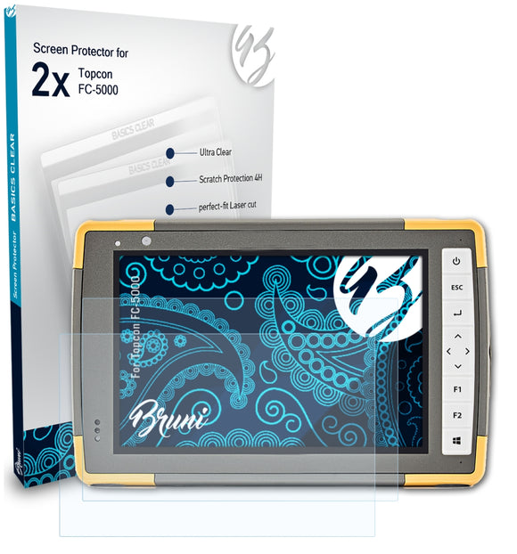 Bruni Basics-Clear Displayschutzfolie für Topcon FC-5000