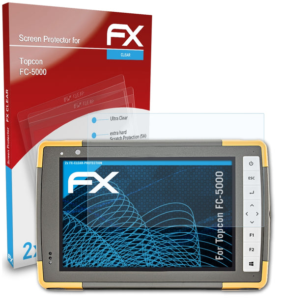atFoliX FX-Clear Schutzfolie für Topcon FC-5000