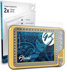 Bruni Basics-Clear Displayschutzfolie für Topcon GX-55