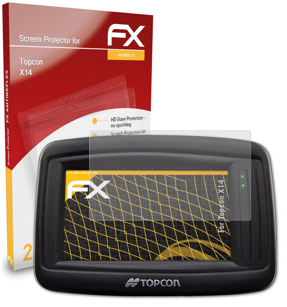 atFoliX FX-Antireflex Displayschutzfolie für Topcon X14