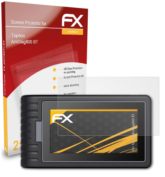 atFoliX FX-Antireflex Displayschutzfolie für Topdon ArtiDiag800 BT