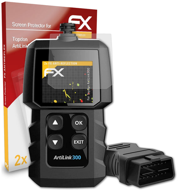 atFoliX FX-Antireflex Displayschutzfolie für Topdon ArtiLink300