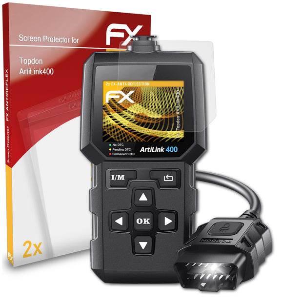 atFoliX FX-Antireflex Displayschutzfolie für Topdon ArtiLink400