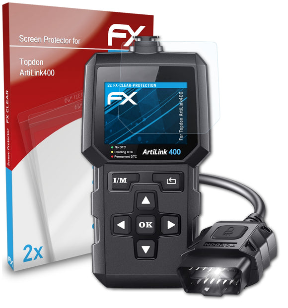 atFoliX FX-Clear Schutzfolie für Topdon ArtiLink400