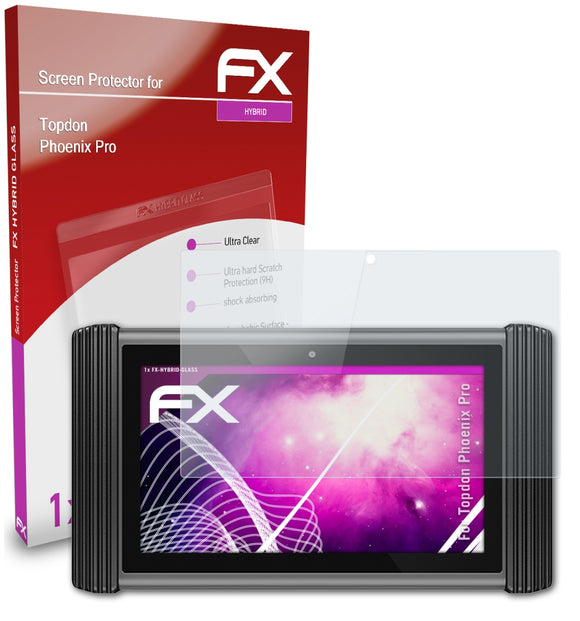 atFoliX FX-Hybrid-Glass Panzerglasfolie für Topdon Phoenix Pro
