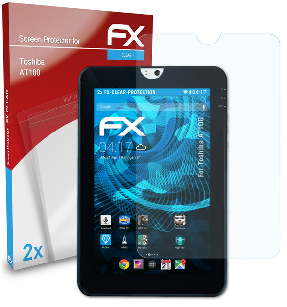 atFoliX FX-Clear Schutzfolie für Toshiba AT100