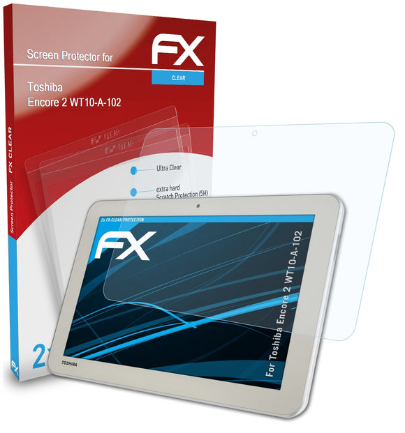 atFoliX FX-Clear Schutzfolie für Toshiba Encore 2 (WT10-A-102)
