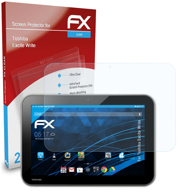 atFoliX FX-Clear Schutzfolie für Toshiba Excite Write