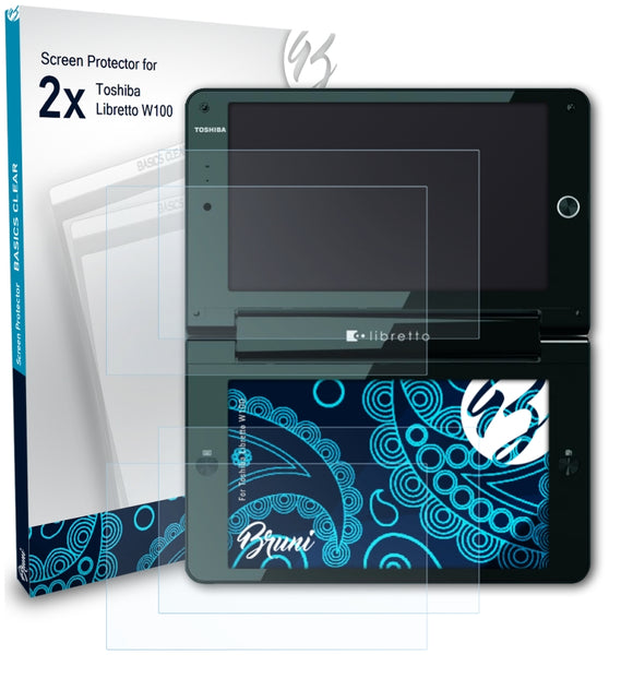 Bruni Basics-Clear Displayschutzfolie für Toshiba Libretto W100