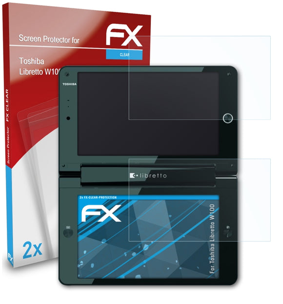 atFoliX FX-Clear Schutzfolie für Toshiba Libretto W100