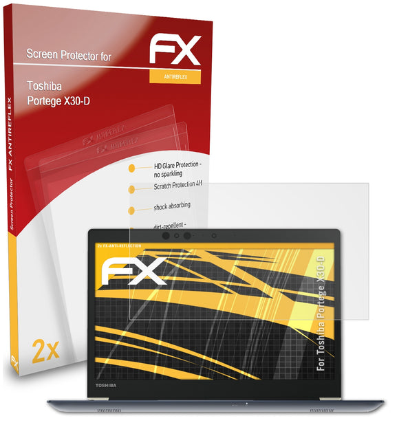 atFoliX FX-Antireflex Displayschutzfolie für Toshiba Portege X30-D