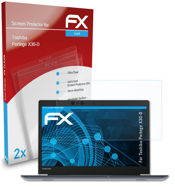 atFoliX FX-Clear Schutzfolie für Toshiba Portege X30-D