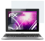 Glasfolie atFoliX kompatibel mit Toshiba Satellite Click 10, 9H Hybrid-Glass FX