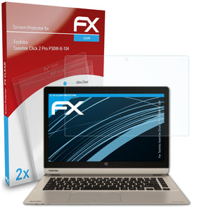 atFoliX FX-Clear Schutzfolie für Toshiba Satellite Click 2 Pro (P30W-B-104)