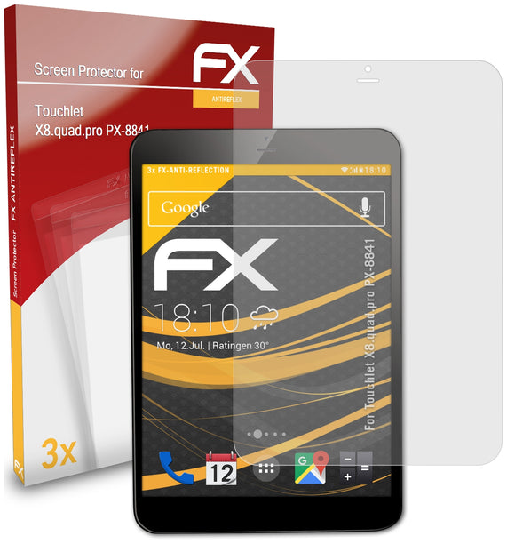 atFoliX FX-Antireflex Displayschutzfolie für Touchlet X8.quad.pro (PX-8841)