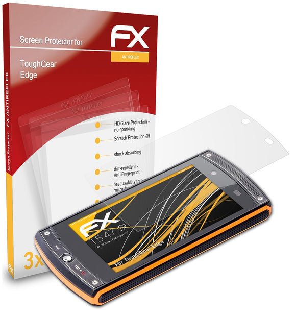 atFoliX FX-Antireflex Displayschutzfolie für ToughGear Edge