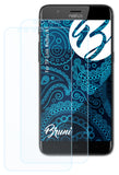 Schutzfolie Bruni kompatibel mit TP-Link Neffos N1, glasklare (2X)