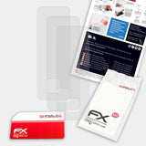 Lieferumfang von Transcend MP350 FX-Antireflex Displayschutzfolie, Montage Zubehör inklusive