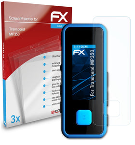 atFoliX FX-Clear Schutzfolie für Transcend MP350