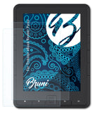 Schutzfolie Bruni kompatibel mit Trekstor eBook Reader Pyrus, glasklare (2X)
