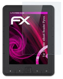 Glasfolie atFoliX kompatibel mit Trekstor eBook Reader Pyrus, 9H Hybrid-Glass FX