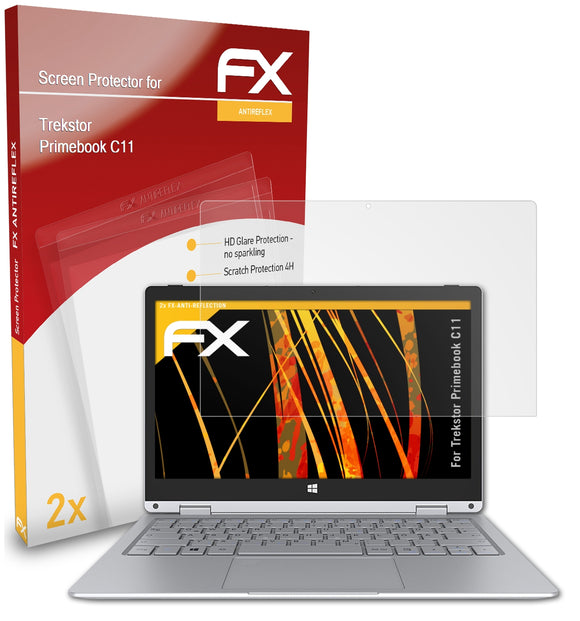 atFoliX FX-Antireflex Displayschutzfolie für Trekstor Primebook C11
