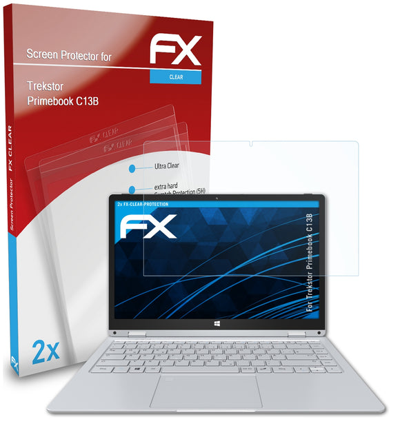 atFoliX FX-Clear Schutzfolie für Trekstor Primebook C13B