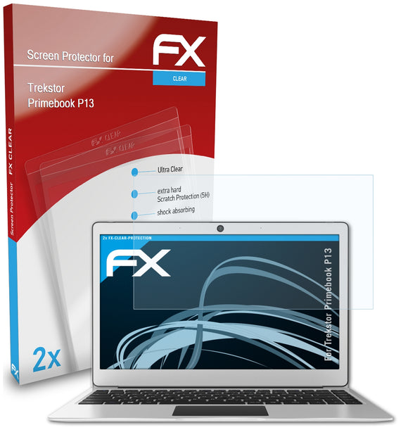 atFoliX FX-Clear Schutzfolie für Trekstor Primebook P13