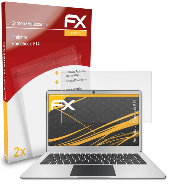 atFoliX FX-Antireflex Displayschutzfolie für Trekstor Primebook P14