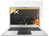 atFoliX Panzerfolie kompatibel mit Trekstor Primebook P14B, entspiegelnde und stoßdämpfende FX Schutzfolie (2X)