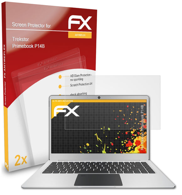 atFoliX FX-Antireflex Displayschutzfolie für Trekstor Primebook P14B