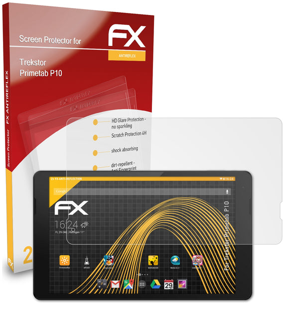 atFoliX FX-Antireflex Displayschutzfolie für Trekstor Primetab P10