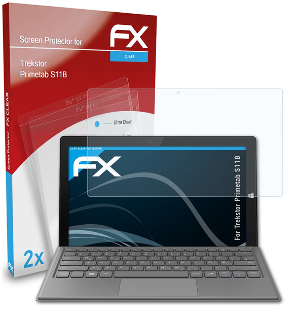 atFoliX FX-Clear Schutzfolie für Trekstor Primetab S11B