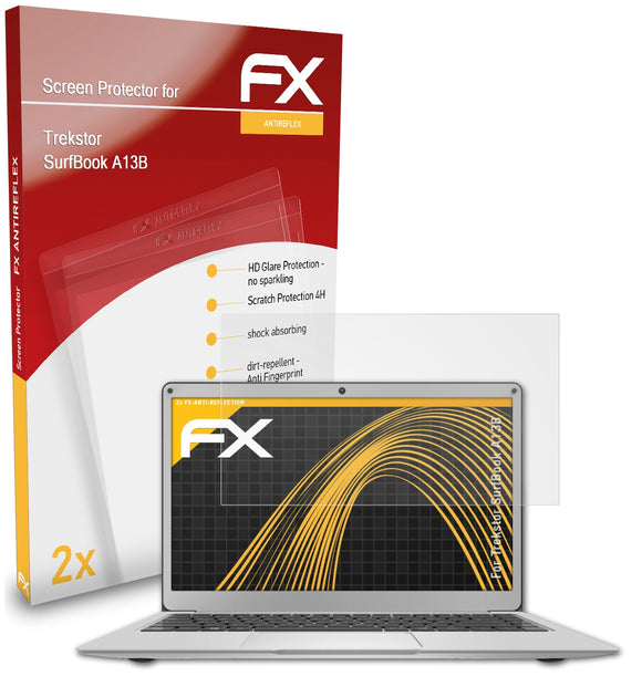 atFoliX FX-Antireflex Displayschutzfolie für Trekstor SurfBook A13B