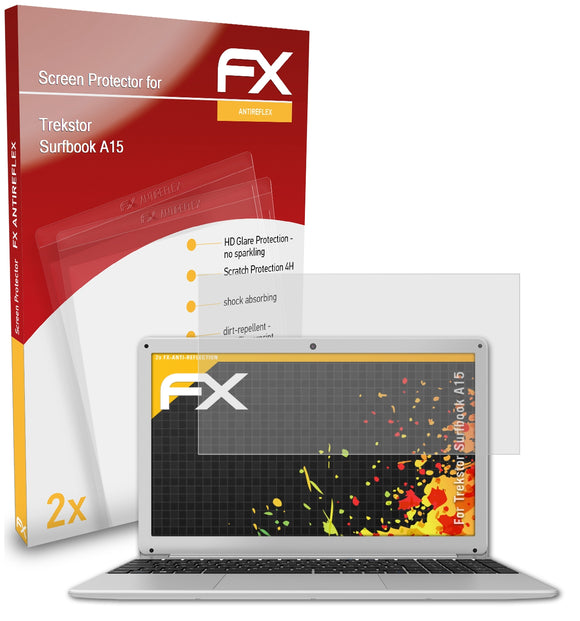 atFoliX FX-Antireflex Displayschutzfolie für Trekstor Surfbook A15