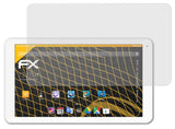 Panzerfolie atFoliX kompatibel mit Trekstor SurfTab breeze 10.1 quad, entspiegelnde und stoßdämpfende FX (2X)