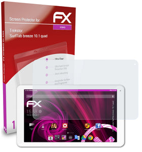 atFoliX FX-Hybrid-Glass Panzerglasfolie für Trekstor SurfTab breeze 10.1 quad