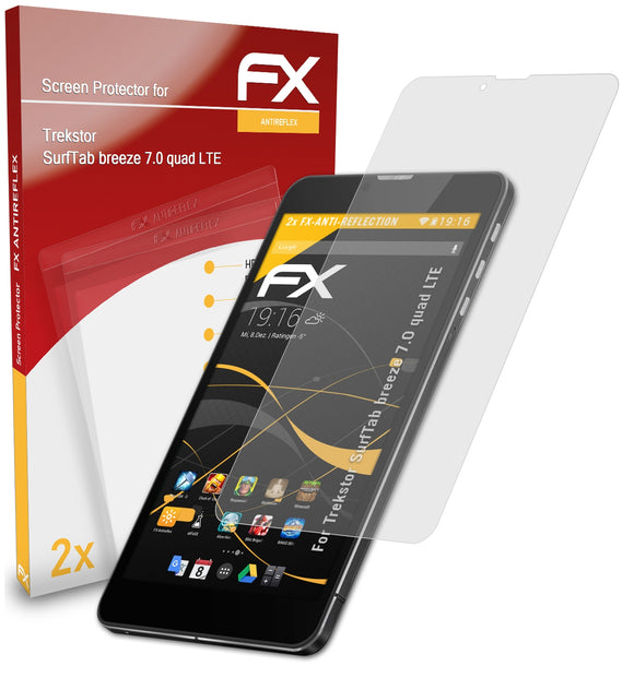 atFoliX FX-Antireflex Displayschutzfolie für Trekstor SurfTab breeze 7.0 quad LTE