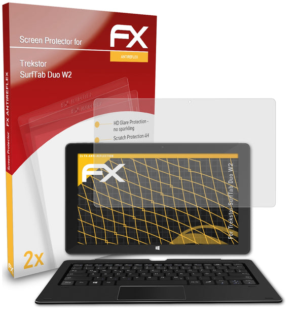 atFoliX FX-Antireflex Displayschutzfolie für Trekstor SurfTab Duo W2