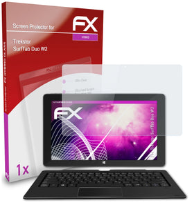 atFoliX FX-Hybrid-Glass Panzerglasfolie für Trekstor SurfTab Duo W2