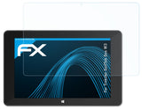 Schutzfolie atFoliX kompatibel mit Trekstor SurfTab Duo W3, ultraklare FX (2X)