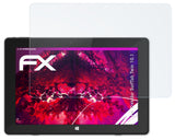 Glasfolie atFoliX kompatibel mit Trekstor SurfTab Twin 10.1, 9H Hybrid-Glass FX