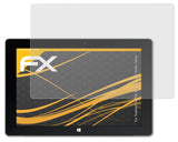 Panzerfolie atFoliX kompatibel mit Trekstor SurfTab Wintron 10.1 Volks-Tablet, entspiegelnde und stoßdämpfende FX (2X)