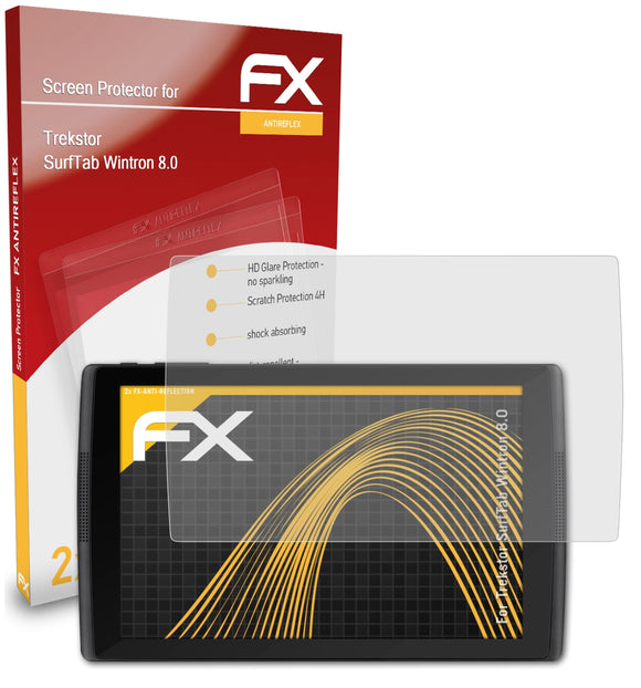 atFoliX FX-Antireflex Displayschutzfolie für Trekstor SurfTab Wintron 8.0