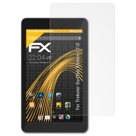 atFoliX FX-Antireflex Displayschutzfolie für Trekstor SurfTab Xintron i 7.0