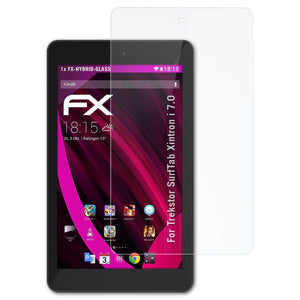 atFoliX FX-Hybrid-Glass Panzerglasfolie für Trekstor SurfTab Xintron i 7.0