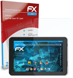 atFoliX FX-Clear Schutzfolie für Trekstor SurfTab Xiron 10.1 pure