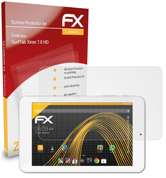 atFoliX FX-Antireflex Displayschutzfolie für Trekstor SurfTab Xiron 7.0 HD